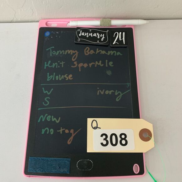 Tommy Bahama Blouse Womens S Ivory Ribbed Knit Sparkle Boat Neck Drop Shoulder - Picture 12 of 14